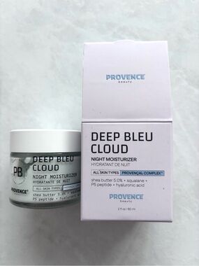 new Provence Beauty Deep Bleu Cloud Night Moisturizer — 2 fl oz / 60 mL